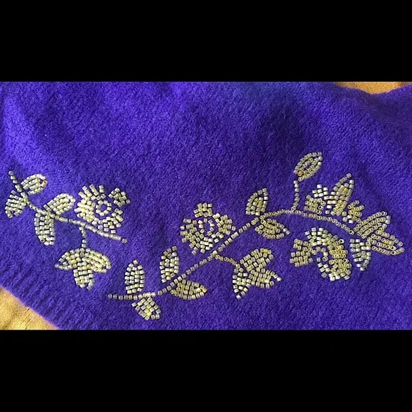 ZARA Bloggers Fav Wool Blend Beaded Knit Top - Picture 10 of 12